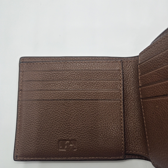 Coach x MLB Red and Blue Red SoX Leather Wallet - Picture 5 of 5